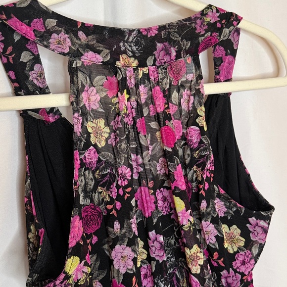 INC International Concepts Floral Sleeveless Wrap Style Tank Top Blouse - Medium - Picture 7 of 12